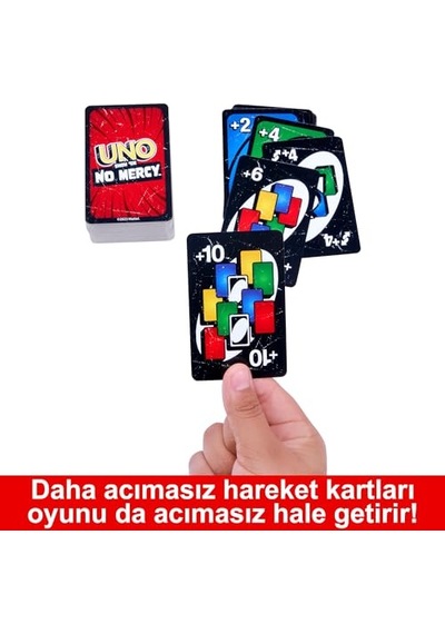 Uno No Mercy Kartlar Çocuklara, Yetişkinlere, Aileyle Bir Araya Gelinen Akşamlara, Partilere Ve Seyahatlere Yönelik