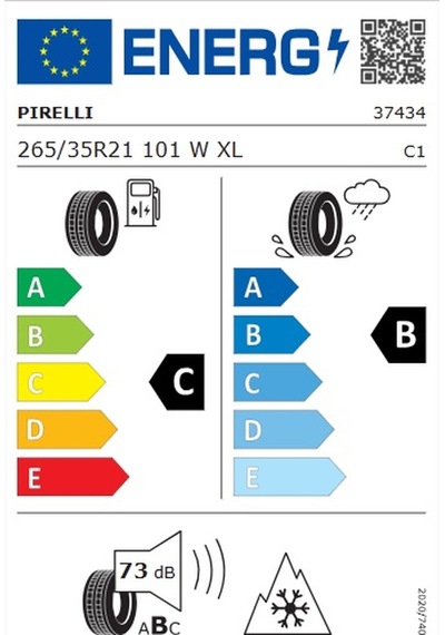 Pirelli 265/35R21 101W XL M+S 3Pmsf P Zero Winter Mo1A Kış Lastiği 2024