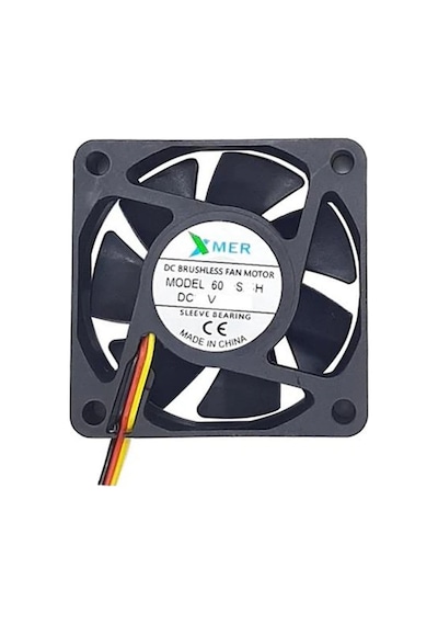 Buhara Elektronik 60x60x20mm 12v 0,20a 3 Kablolu Xmer Fan