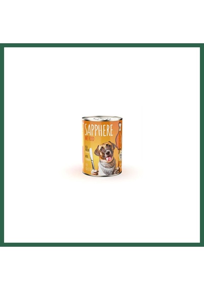 Sapphere Kümes Hayvanlı Yetişkin Köpek Konservesi 400 Gr Bzs01