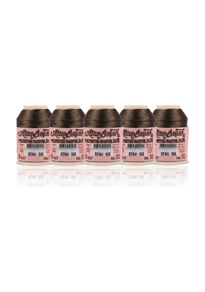 5 Adet Altınbaşak Oya Ve Dantel İpi 20 Gr - No: 956