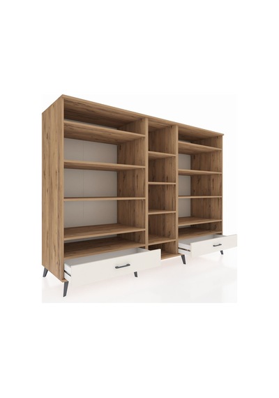 Kronos Dolap 14 Raflı 2 Çekmeceli 220x59x163 Çam-çam/aytaşı Atlas Çam/aytası - Atlas Çam Kronos Dolap 14 Raflı 2 Çekmeceli 220x59x163 Çam-çam/aytaşı Atlas Çam/aytası - Atlas Çam