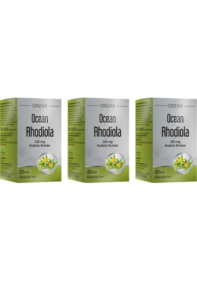 Ocean Rhodiola 250 Mg 3 x 30 Kapsül