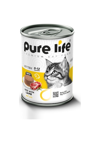 Pure Life Pate Kuzulu Yavru Kedi Konserve Mama 400 G