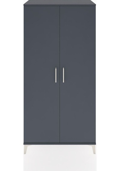 Hyperion Dolap 4 Raflı 2 Kapaklı 88x44x182 Antrasit-antrasit Antrasit
