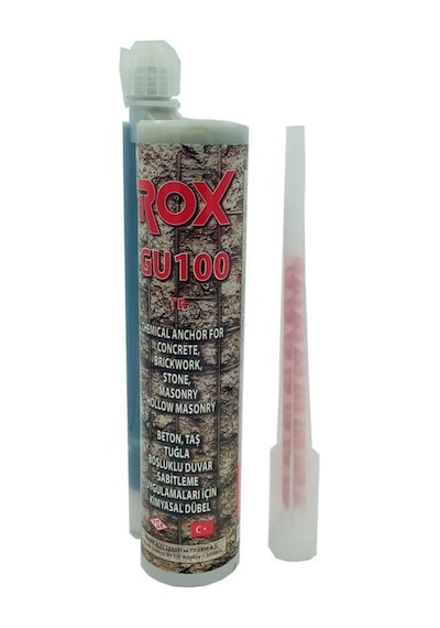 Rox Gu100 Tr Epoksi Kimyasal Kartuş Polyester İçerikli 345 Ml