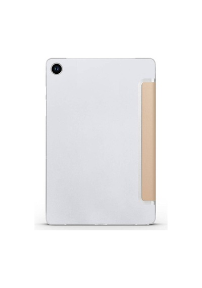 Galaxy Uyumlu  Tab A9 Zore Smart Cover Standlı 1-1 Kılıf-gold Arka Kapak