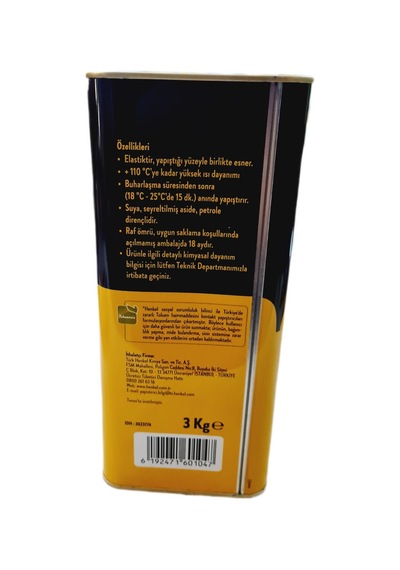 Pattex Universal Kontak Yapıştırıcısı 3 Kg Güçlü Ve Hızlı Yapışma