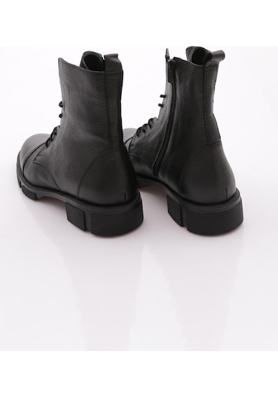 Dgn 841 Erkek Comfort Bağcikli Bot Siyah Floater