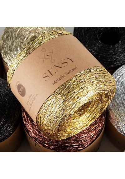 Premium 320 M Simli Metalik Ip Parlak Çanta Rafya Supla Ip Metalik Bükümlü Ip 250 Gr Genel