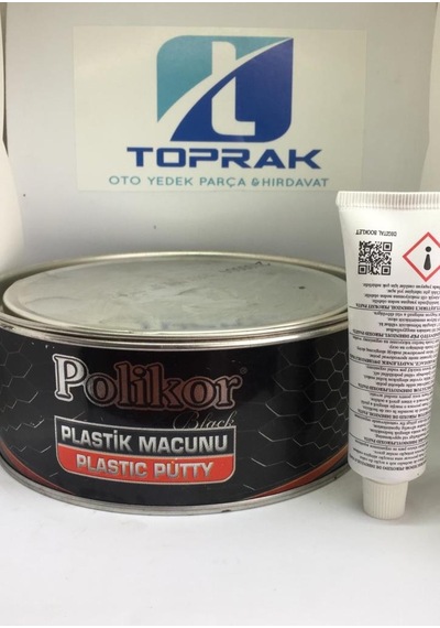 Plastik Macun 1000 Gr Polikor Siyah Oto Kaporta Tampon Tamiri
