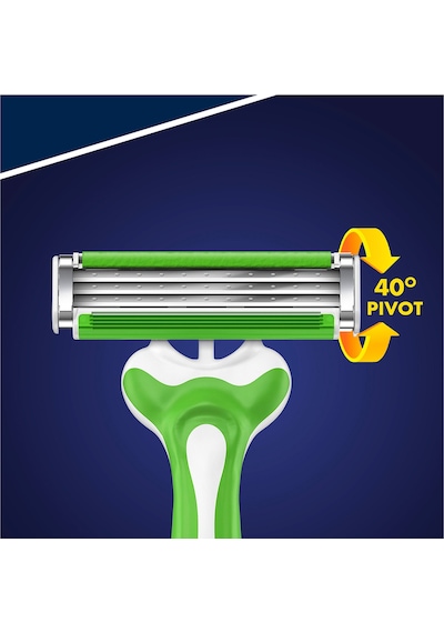 Gillette Blue 3 Plus Sensitive Kullan At Erkek Tıraş Bıçağı 6'lı Gillette Blue 3 Plus Sensitive Kullan At Erkek Tıraş Bıçağı 6'lı