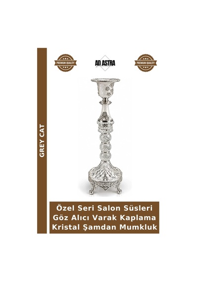 Özel Seri Salon Süsleri Göz Alıcı Varak Kaplama Kristal Şamdan Mumkluk Çok Renkli