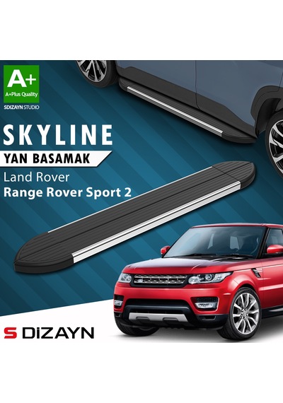 S-dizayn Land Rover Range Rover Sport 2 Skyline Krom Yan Basamak 193 Cm 2013-2022 A+ Kalite
