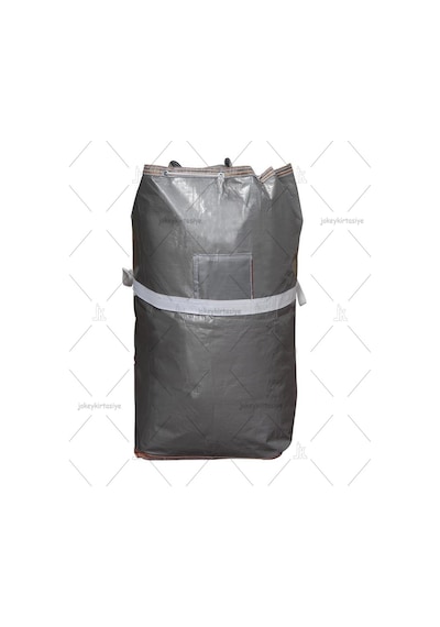 Branda Taşıma Çuvalı 50x40 100cm Kapaklı,Ipli ,Cepli 170gr. GÜMÜŞ