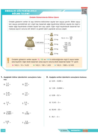 Süper Combo Matematik 6. Sınıf Soru Bankası