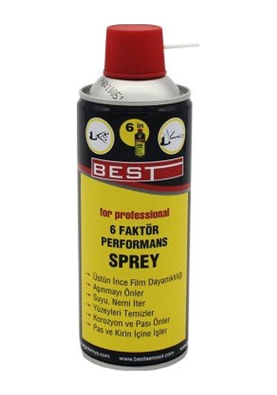 Best 6 Faktör Pas Sökücü - Yağlayıcı Sprey, 400 Ml