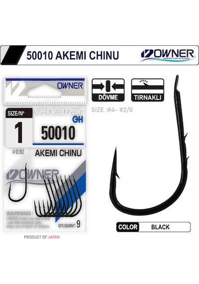 Owner 50010 Akemi Chinu Black Iğne (416519431)