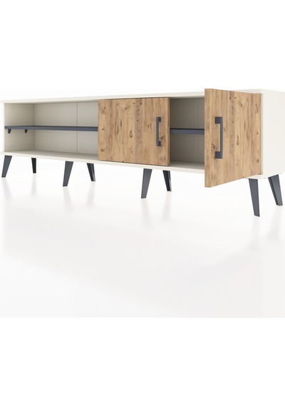 Arges Tv Ünitesi 2 Raflı 2 Kapaklı 176x30x51 Aytaşı-çam/antrasit Atlas Çam/antrasıt Arges Tv Ünitesi 2 Raflı 2 Kapaklı 176x30x51 Aytaşı-çam/antrasit Atlas Çam/antrasıt