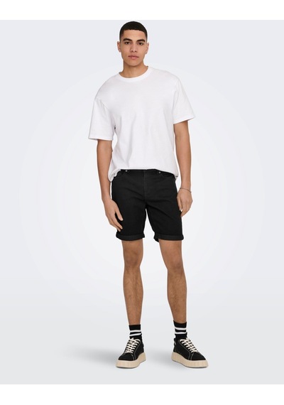 Only & Sons Erkek Kot Şort Onsply Black 4328 Shorts-22024328 001
