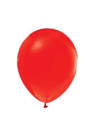 Balon Düz 10 İnc Kırmızı Pk:100 Çok Renkli