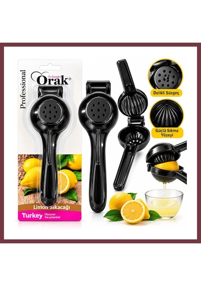 Storeşahin Limon Sıkacak Siyah Döküm Shn0720