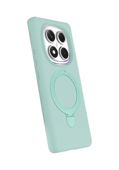 Xiaomi Redmi Note 14 Pro 5g Uyumlu Regal Magsafe Standlı Kapak - Su Yeşili