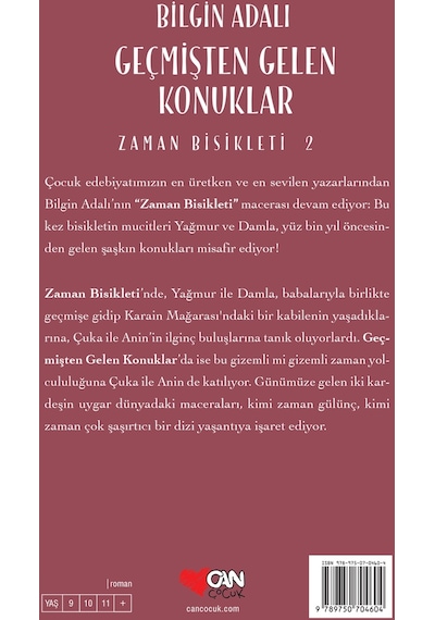 Geçmişten Gelen Konuklar - Bilgin Adalı - Can Çocuk Yayınları