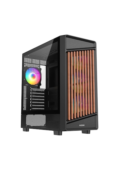 Fazeon F19 750w 80plus Bronze 4x120mm Argb Fanlı Atx Siyah Bilgisayar Kasası Kdo