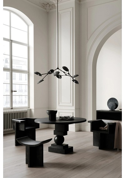 101 Copenhagen Drop Chandelier Mini Pirinç Kaplama Dekoratif Tasarım Avize Oksitlenmiş 3