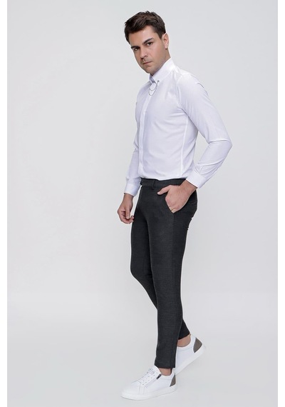Efor P 1086 Slim Fit Antrasit Spor Pantolon Antrasit