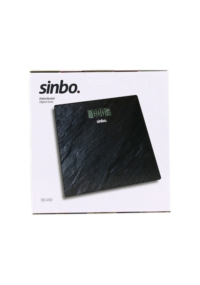 Dijital - Pilli Banyo Baskül Terazi Tartı Lcd Ekran - Sıcaklık Gösterge 180kg/50gr 28x28cm Sbs-4452 5047