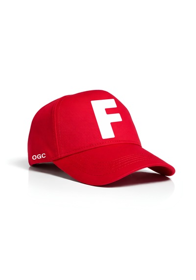 Ogc F Harfi Unisex Şapka Kırmızı