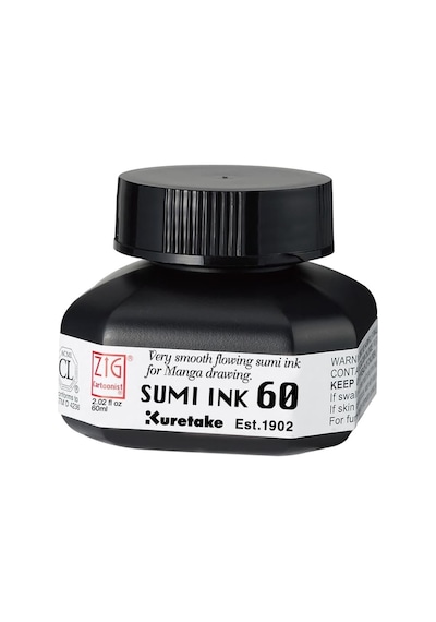 Zig Cartoonist Sumi Ink - Siyah - 60Ml