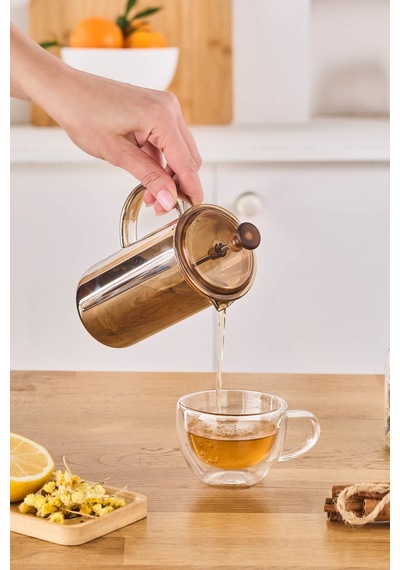 Karaca Alina French Press Amber 350 Ml Sarı