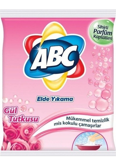 ABC Elde Yıkama Toz Çamaşır Deterjanı Gül Tutkusu 600 G