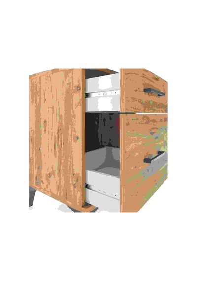 Hyperion Komodin 2 Çekmeceli 44x44x64 Çam-çam Çam