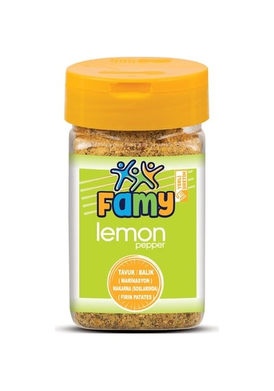 Famy Lemon Pepper Baharat Çeşni 100 Gr 6'li Paket
