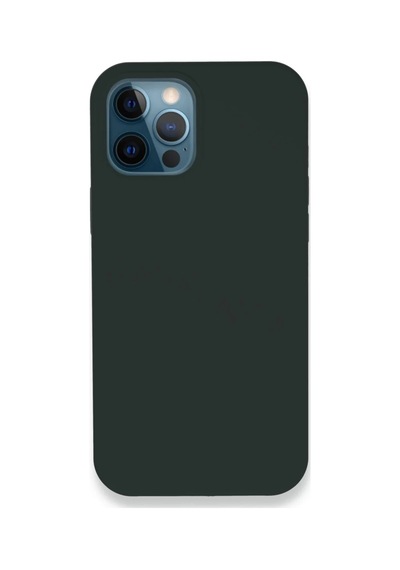 Apple İphone 12 Pro Kılıf Lansman Legant Silikon - Koyu Yeşil 0.2M-Çok Renkli