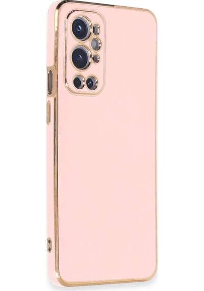 Gld-spt- Newface One Plus 9 Pro Kılıf Volet Silikon - Pembe