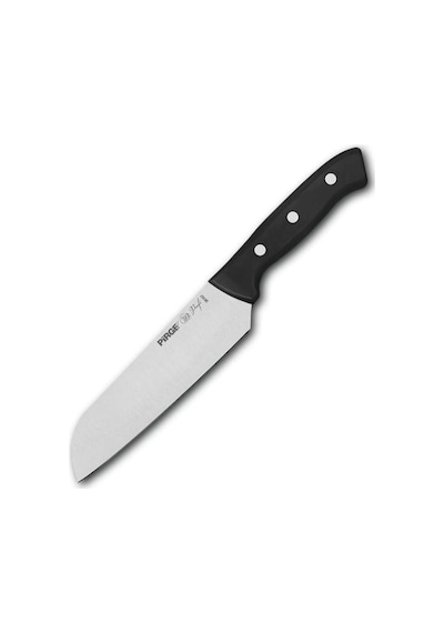 Pirge Profi Santoku Bıçağı 17 Cm Siyah