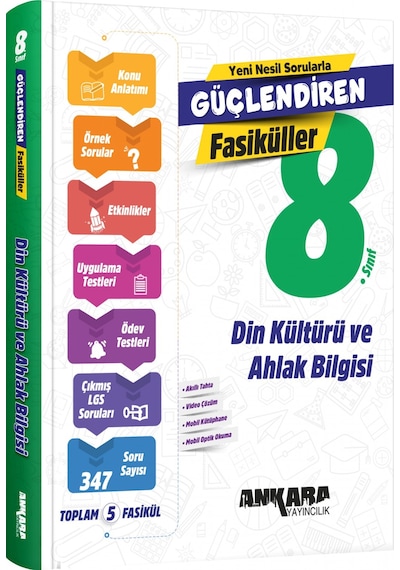 Ankara 8. Sınıf Din Kültürü Ve Ahlak Bilgisi Güçlendiren Fasikül Ankara Yayıncılık