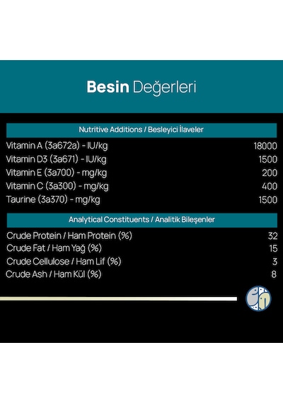 Zampa Plus Premium Somon Etli ve Hamsili Yetişkin Kediler İçin Kuru Mama 1500 G