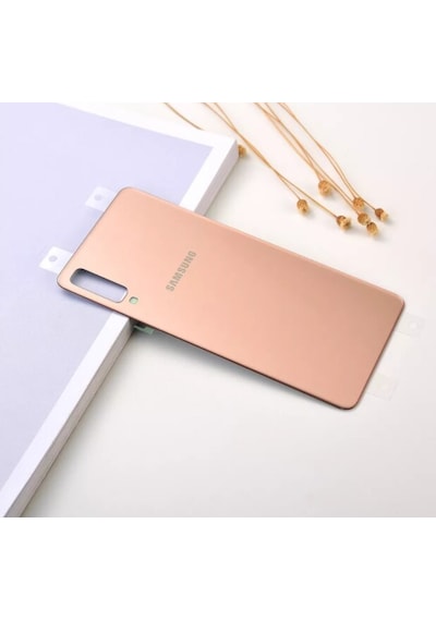 Samsung Uyumlu Galaxy A7 2018 A750 Arka Kapak Pil Batarya Kapağı Pembe
