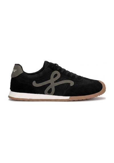 Voyager E472 Erkek Hakiki Deri Klasik Sneaker Siyah Siyah