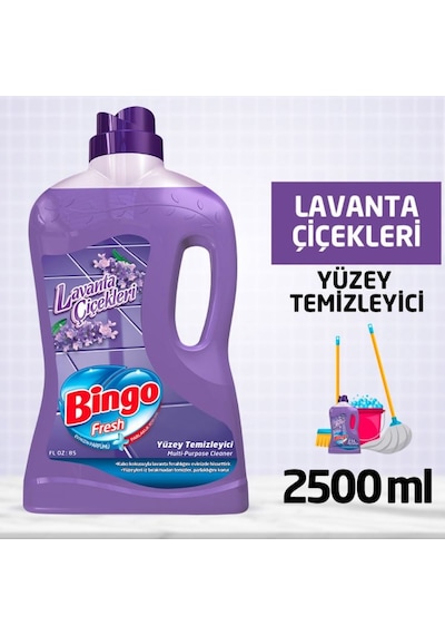 Bingo Fresh Yüzey Temizleyici Lavanta Çiçekleri 2500 ML