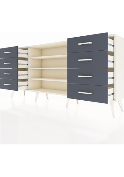 Arges Konsol 3 Raflı 8 Çekmeceli 176x30x83 Aytaşı-aytaşı/antrasit Aytaşı/antrasit Arges Konsol 3 Raflı 8 Çekmeceli 176x30x83 Aytaşı-aytaşı/antrasit Aytaşı/antrasit