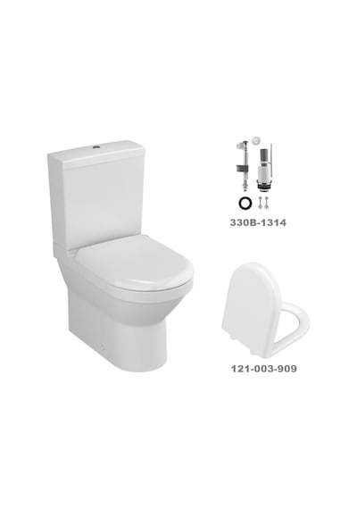 VitrA S50 Klozet Takımı + VitrA Soft Kapak + Basmalı İç Takım