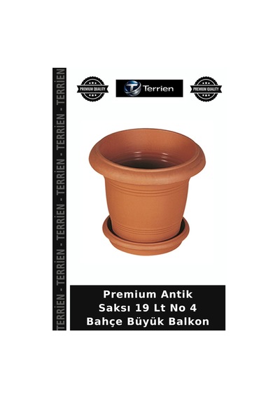 Premium Antik Saksı 19 Lt No 4 Bahçe Büyük Balkon