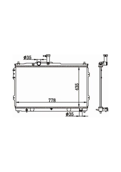 Mga 80607 Su Radyatörü Brazıng M T H1 08 253104h050